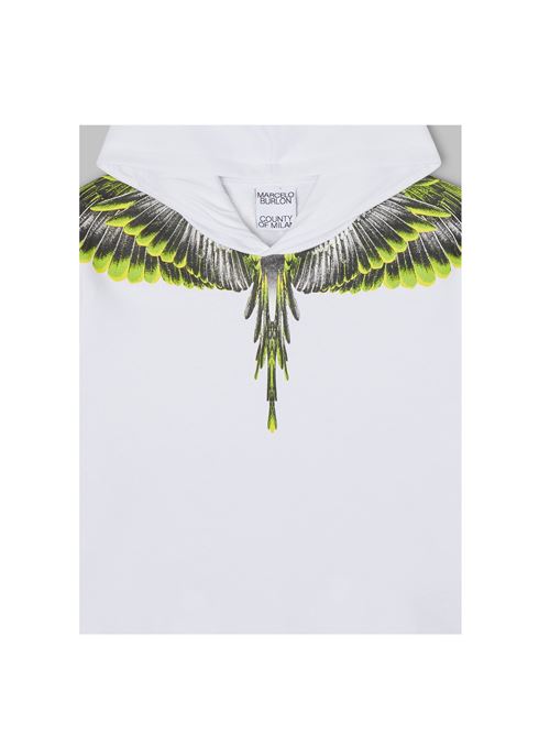 Felpa, unisex, logata. MARCELO BURLON | CBBB001F24FLE0010155